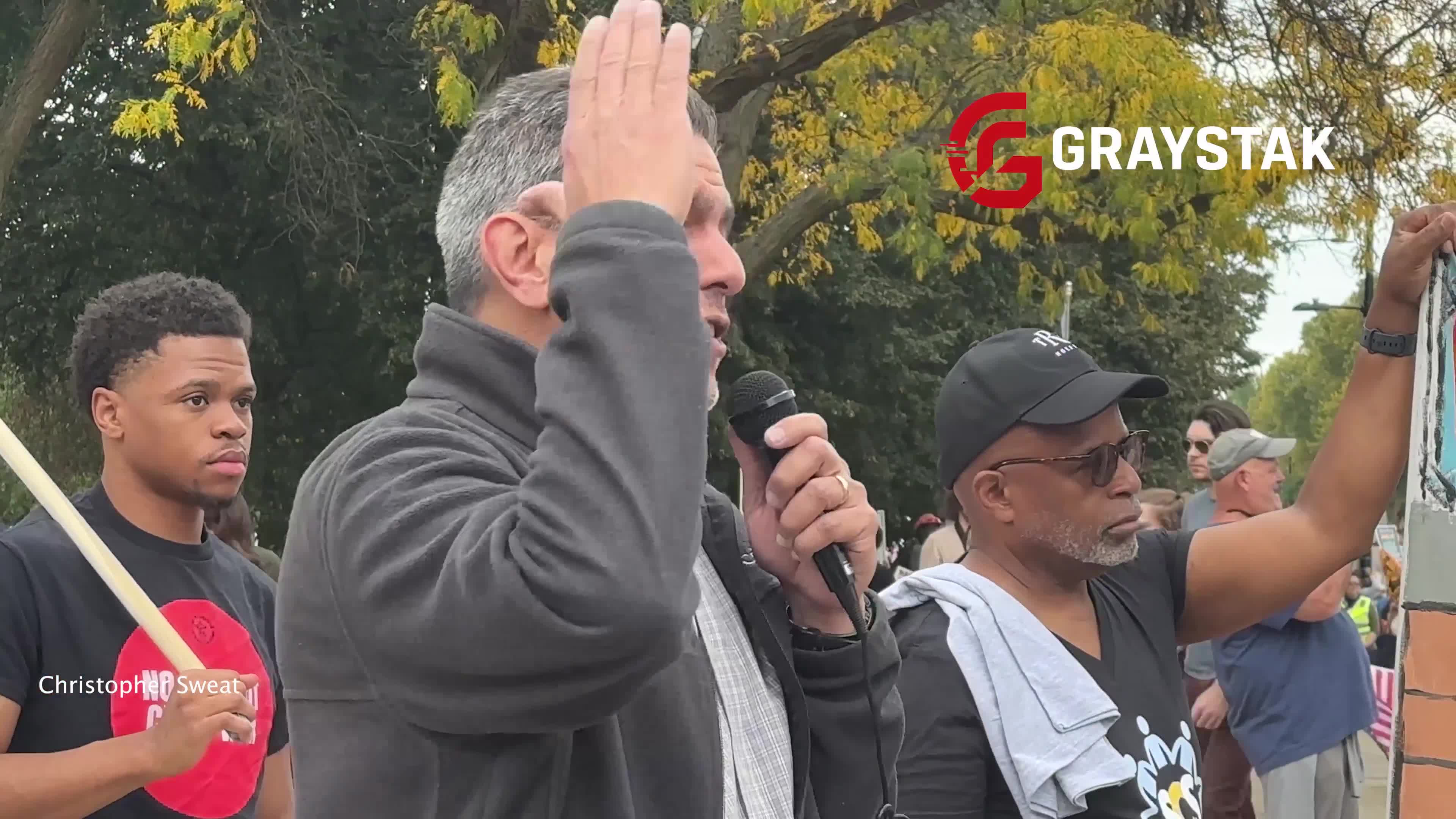 A speaker at this weekend’s ‘No Kings’ Protest:  “These ICE agents got to get shot and wiped out”  This doesn’t sound very peaceful…