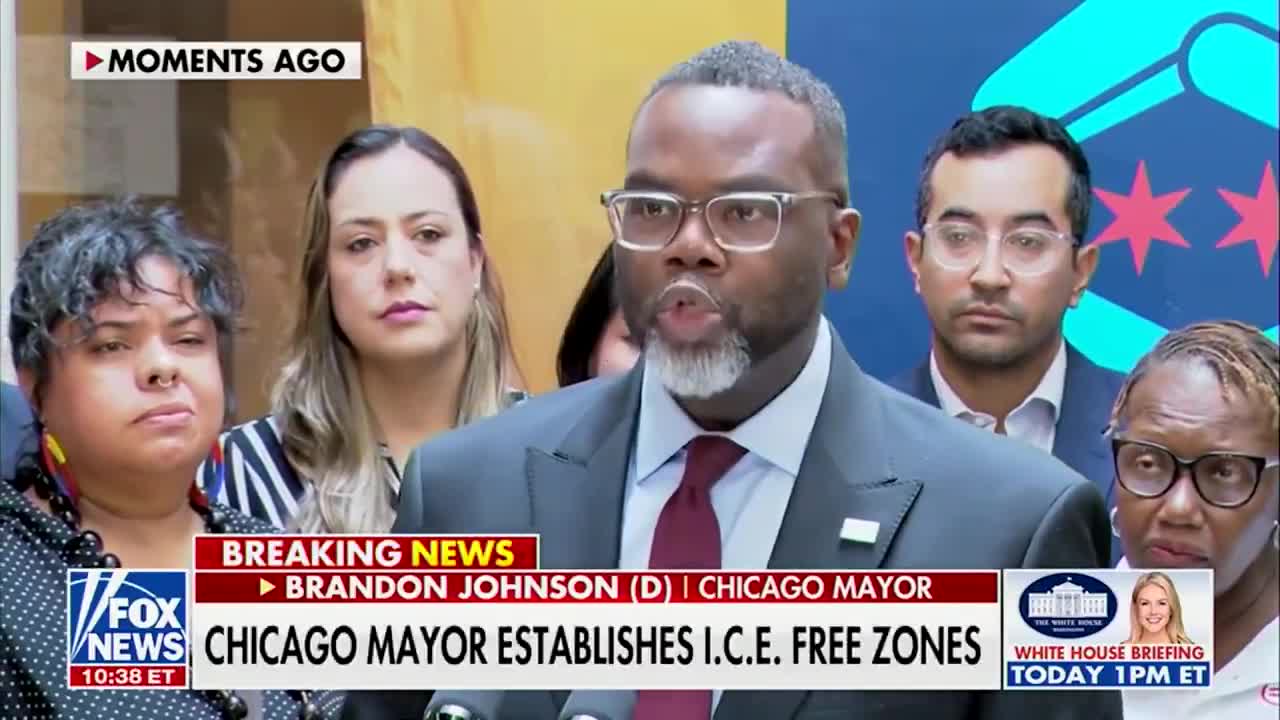 Chicago Mayor Brandon Johnson has signed an Executive Order establishing “ICE Free Zones” to ban ICE agents from city property.