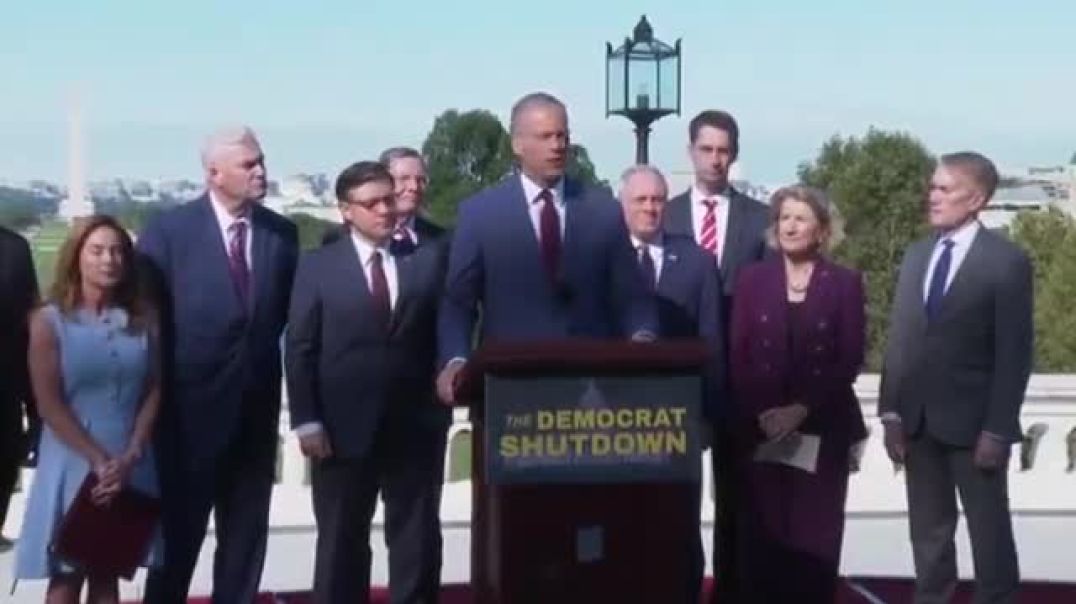 BREAKING: The Senate will soon vote to REOPEN the government following Chuck Schumer's shutdown, John Thune confirms.