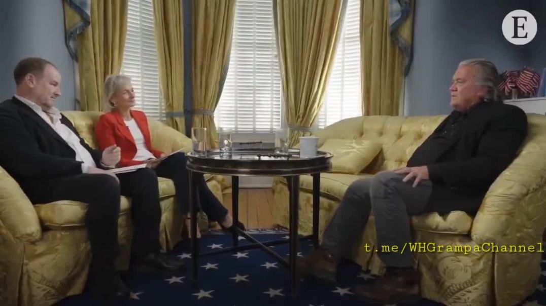 There’s a plan” ...  Bannon says the details of The Plan will be revealed at the right time and that Americans should start getting used to the idea now....  Trump 2028...