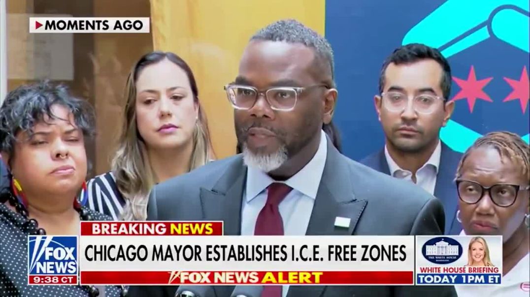 Disgusting….   Chicago Mayor Brandon Johnson announced an Executive Order establishing "ICE-FREE ZONES" to prevent ICE agents from Deporting Criminal Illegal Aliens