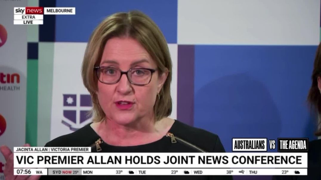 Victorian Premier Jacinta Allan has failed to address the violence perpetrated by left-wing activists, instead describing them as “a different set of protesters” that chose to come and bring violence.