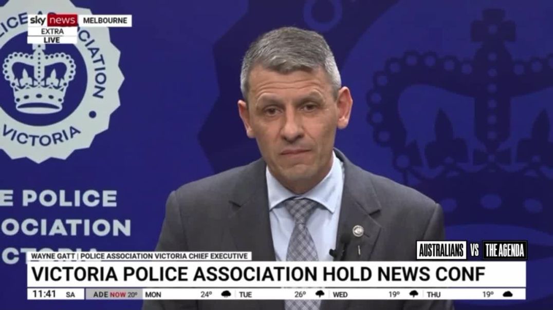 Victoria Police Association boss Wayne Gatt hits back at far-left activists claiming that the police attacked them first, telling them: