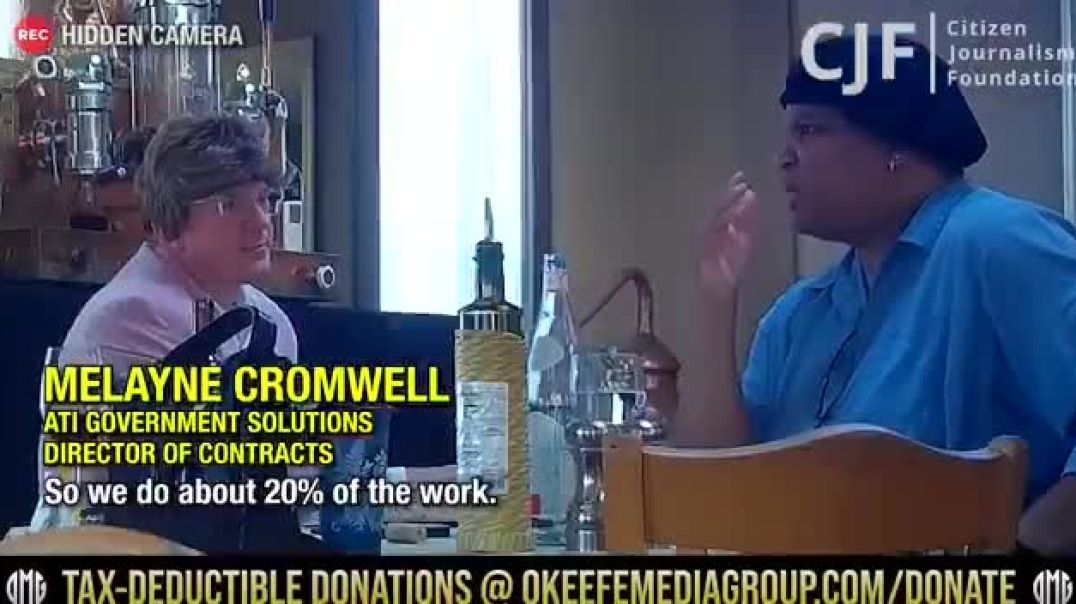 Dude wore the shittiest disguise in history and still got the story 🤣 🚨 BOMBSHELL EXPOSÉ: James O'Keefe exposes a $100B federal contracting scam where a minority-owned firm wins no-bid govt con