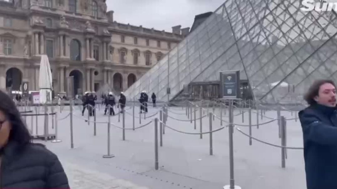 A chainsaw-wielding gang has stormed the Louvre and stolen priceless Napoleon-era jewellery worth millions in a brazen seven-minute raid.
