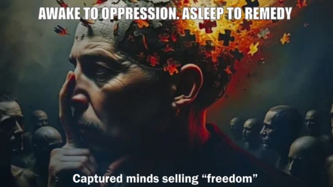 Captured Minds Claiming Freedom by Pedalling Slavery
