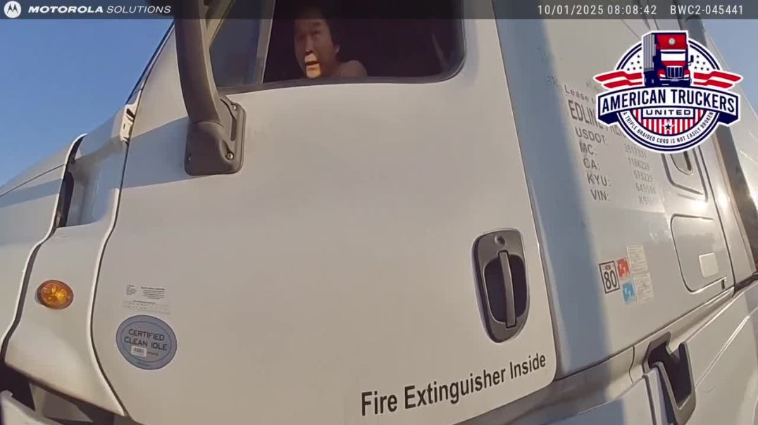 Another immigrant Truck Driver from California—courtesy of Governor Gavin Newsom—was confronted by Arkansas police while half-naked and unable to speak a word of English.