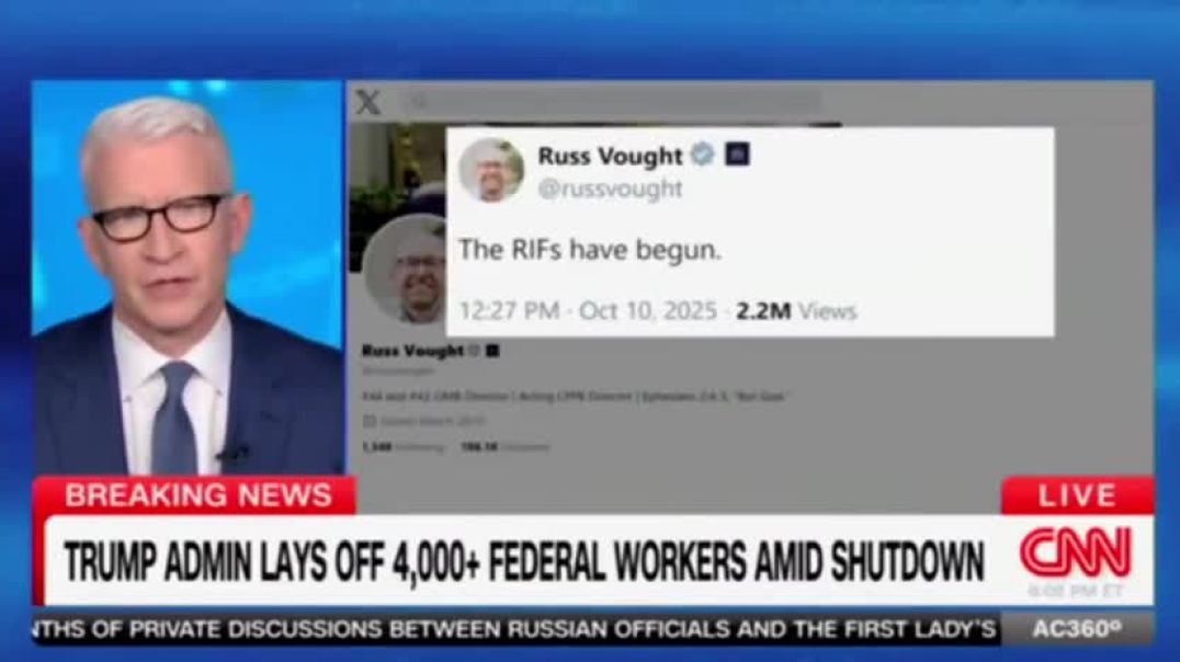 BREAKING: The White House and OMB have already cut FOUR THOUSAND jobs in just HOURS!