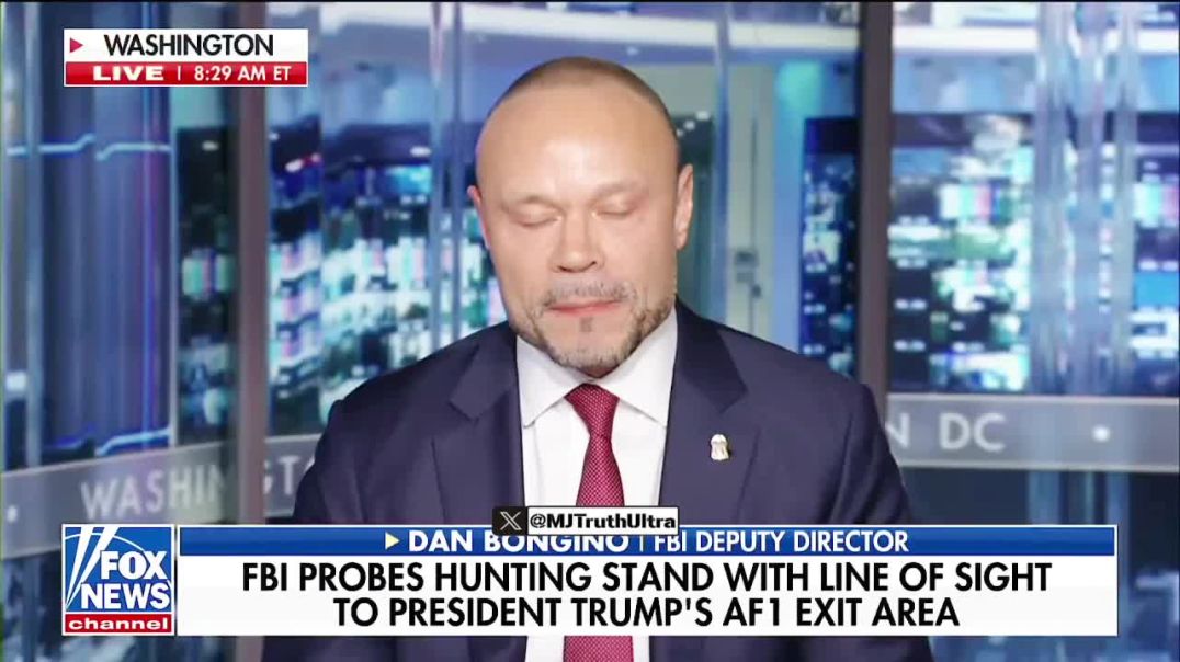 Dan Bongino:   A “Suspicious Stand” was found with a sight line to Trump’s AF1 Exit Area at Palm Beach Airport