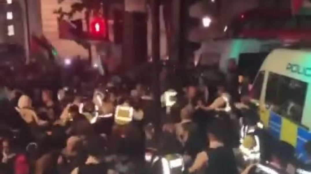 For those who are unaware, after a terror st*bbing by a Muslim man at a synagogue in Manchester, Britain has broken out into nationwide violent pro-Palestine protests in solidarity with the terrorist.
