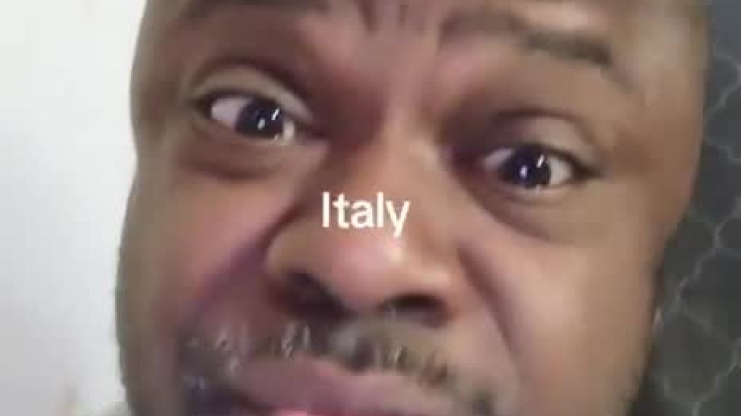 Pay attention people, we need to do this world wide, yeah Italy!