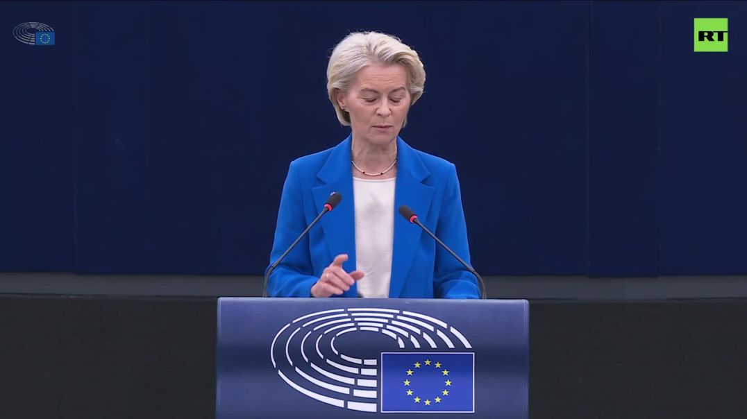 Von der Leyen claims 'Putin's obedient friends in Europe' are inciting division in EU  That's her response to facing yet another no-confidence vote  She just can't believe tha