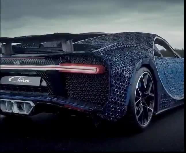 Lego engineers spent 13,000 hours and 1 million pieces building a full drivable Bugatti Chiron