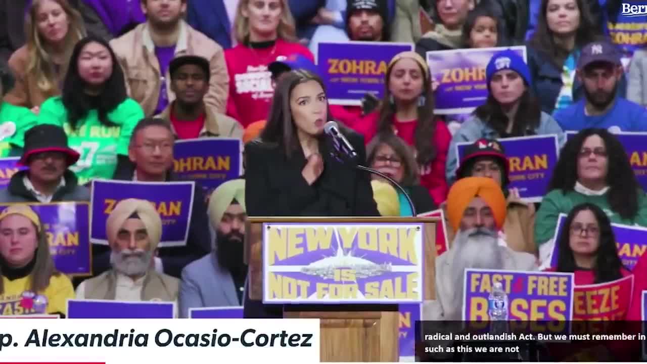 Democrat Rep. Alexandria Ocasio-Cortez: “We are not the crazy ones, New York City…. They want us to think we are crazy. We are sane.”