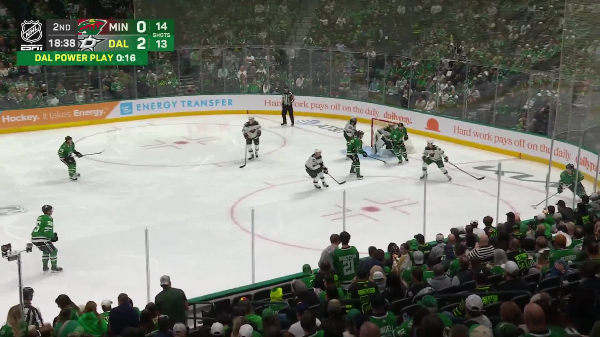 OFF HIS SKATE ‼️  Matt Duchene puts the Stars up by three 😮‍💨  Watch Minnesota-Dallas NOW on ESPN and the ESPN App 🔥