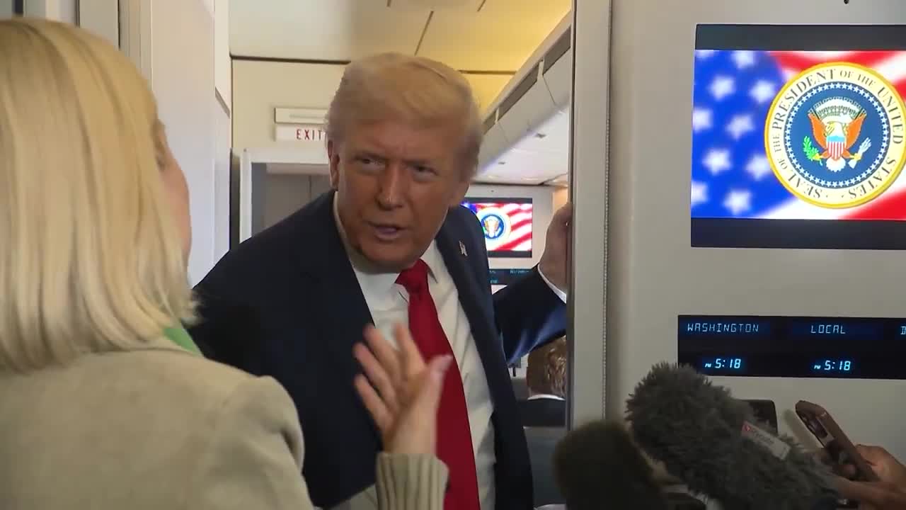 Trump just BODIED a reporter to her face ☠️  “Politico's gone bad. They've been so wrong about everything. Let's get somebody else to ask some questions. Do you mind? Because Politico ...
