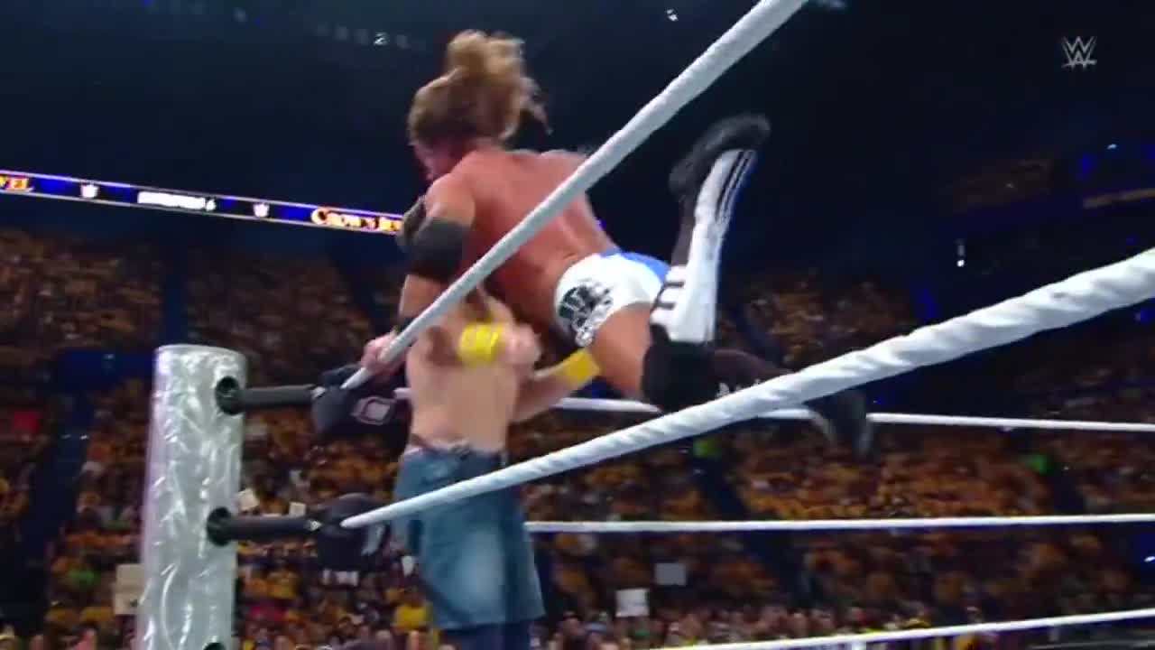 All of the TRIBUTE moves from John Cena vs AJ Styles!