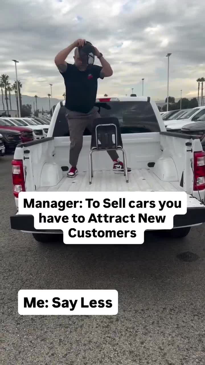 If my salesman don't do that I don't want it
