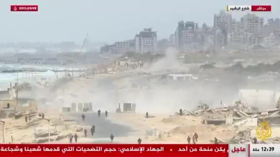 🇮🇱 ISRAELI TANKS CONTINUE TO SHOOT CIVILIANS going trigger happy even after so-called ceasefire, which Netanyahu says he REFUSES to acknowledge 'before governmental meeting' at 5 PM