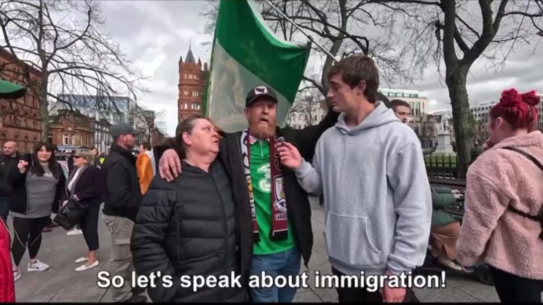 Ireland is being overtaken by Islam… in 10-15 years, if immigrations keeps going unchecked, the Irish people will find themselves the minority in their own country.  In the blink of an eye… the Irish 