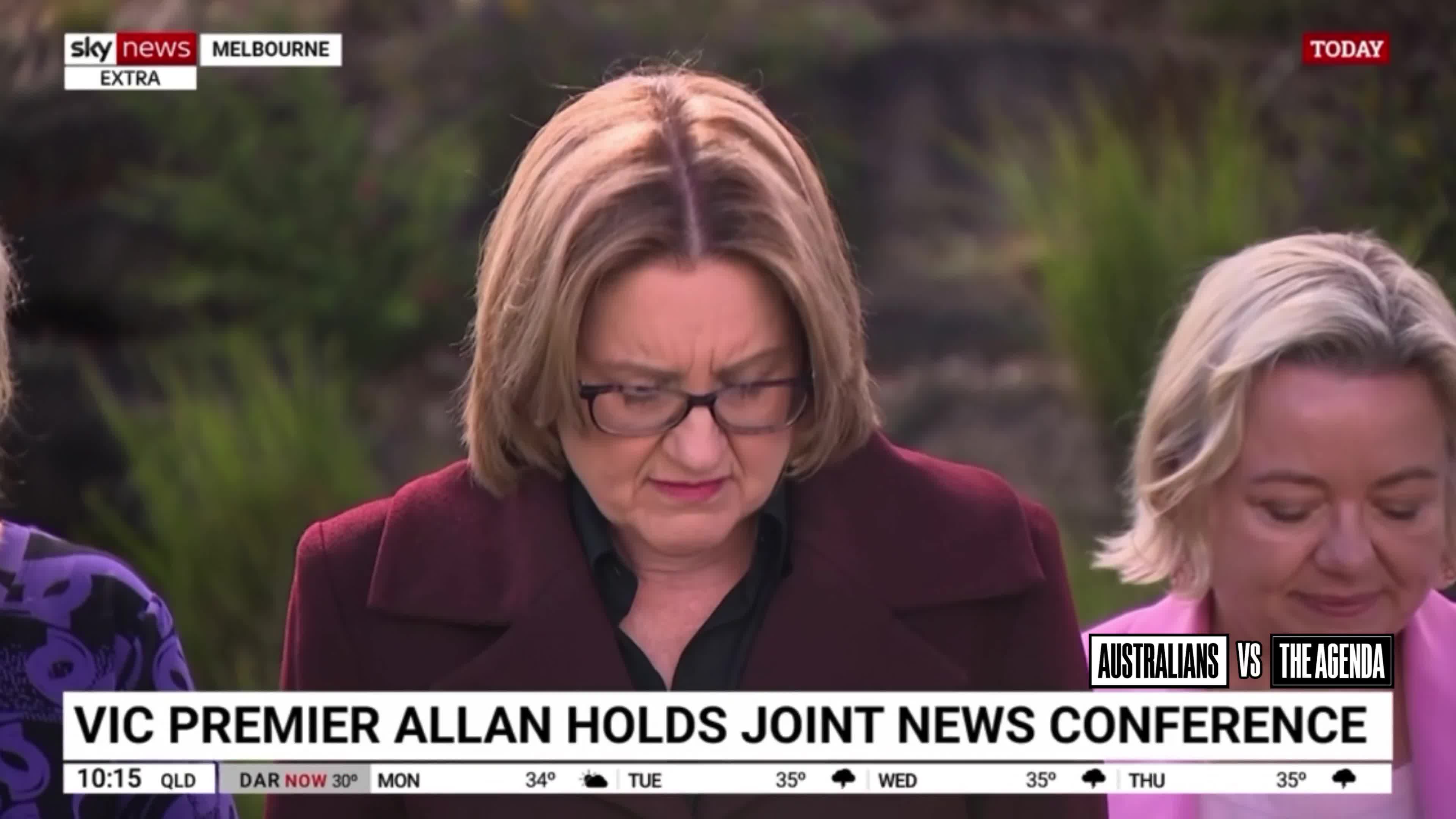 Victorian Premier Jacinta Allan has responded to questions regarding the machete fight at Broadmeadows Shopping Centre by insisting the machete ban is working.