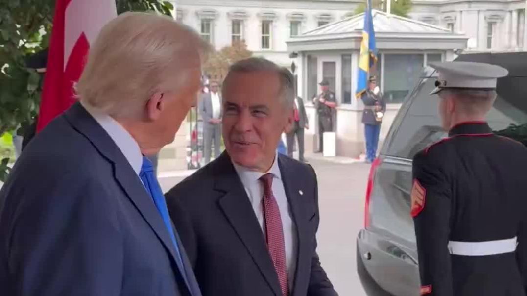 🇨🇦“I wore red for you!” Mark Carney   President Trump welcomes the Prime Minister of Canada to the White House