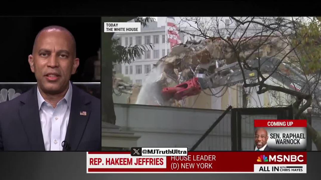 Hakeem Jeffries, better known as Dollar Store Obama, announces he will launch a Tax-Payer funded investigation on Donald Trump and the donors who aren’t using any tax-payer dollars whatsoever to build