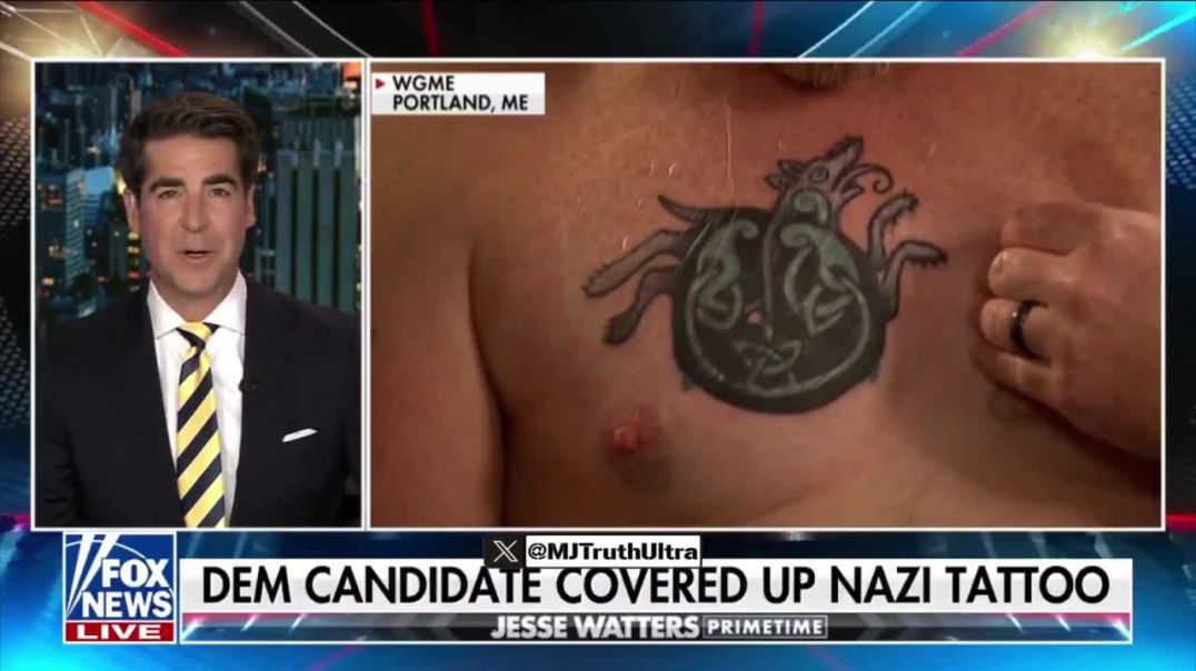 Democrat Graham Platner is running for senate in Maine. He says Black’s don’t tip, cops are bastards, and has a literal NAZI tattoo on his chest. Democrat Graham Platner is running for senate in Maine