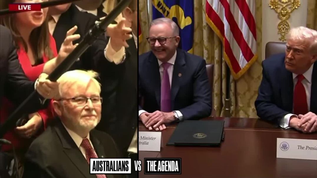 Part 1: You can actually pinpoint the second when Kevin Rudd’s heart gets ripped in half by President Trump.