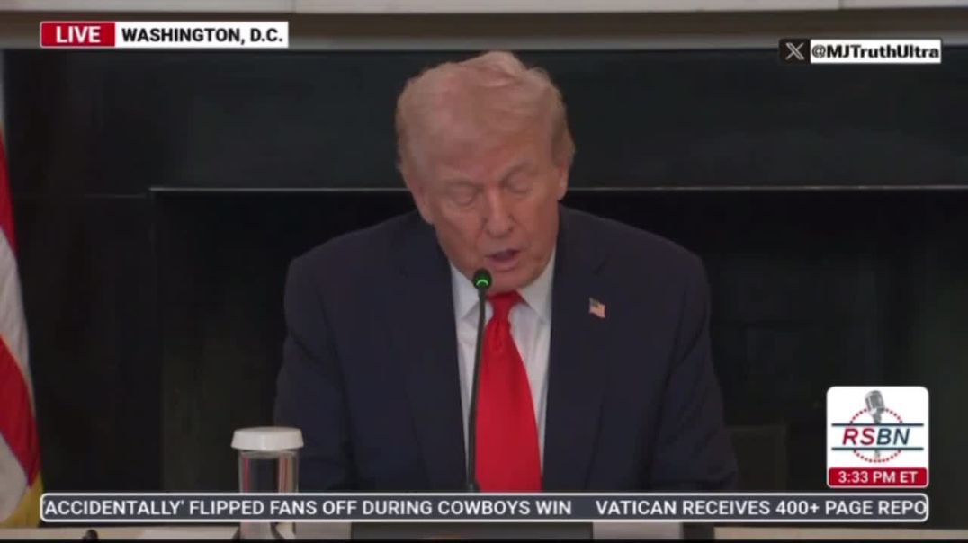 Part 1: President Trump: It should be clear to all Americans that we have a very serious left-wing terror threat in our Country, ANTIFA