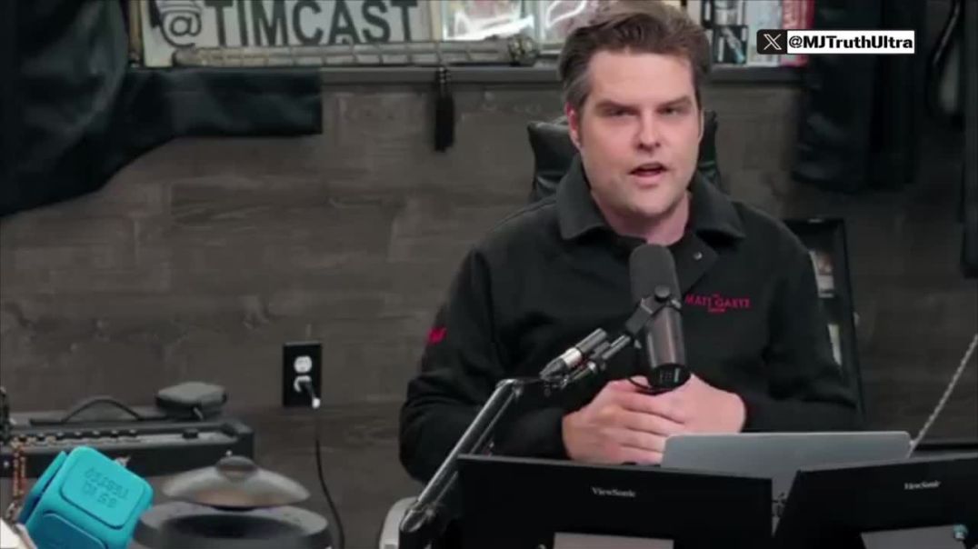 Matt Gaetz : “I remember my first AIPAC reception… I get there and I have to wear this name badge with a QR code, and then you talk to donors, and if they liked you, they scanned it to make a donation