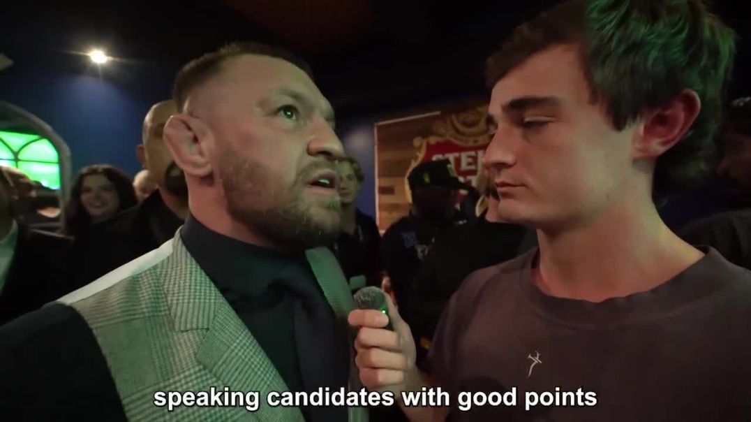 Conor McGregor withdraws his candidacy for President of Ireland 🇮🇪