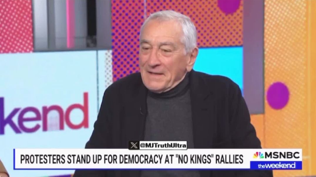 Robert De Niro  “Trump will not leave Office, he set it up with Stephen Miller, who is a Nazi… Yes he is, and he’s Jewish and he should be ashamed of himself.”