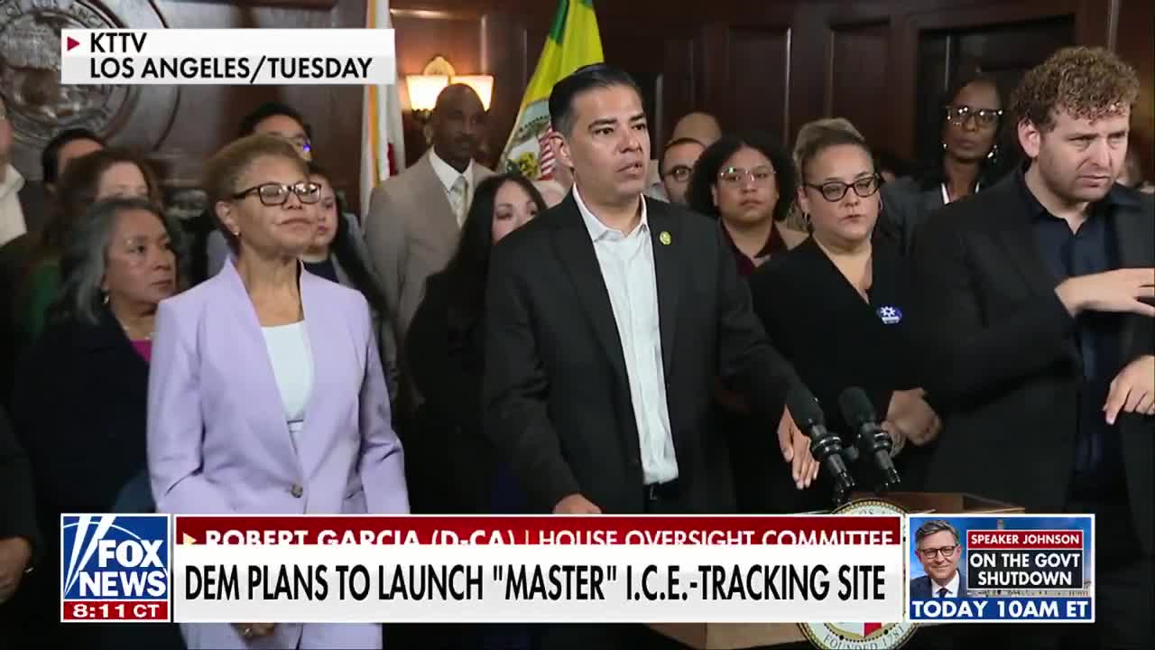 BREAKING: Democrats are planning to launch a “master ICE tracker” to track the locations of ICE agents and operations.  ICE is facing an over 1,000% increase in assaults. Democrats want ...