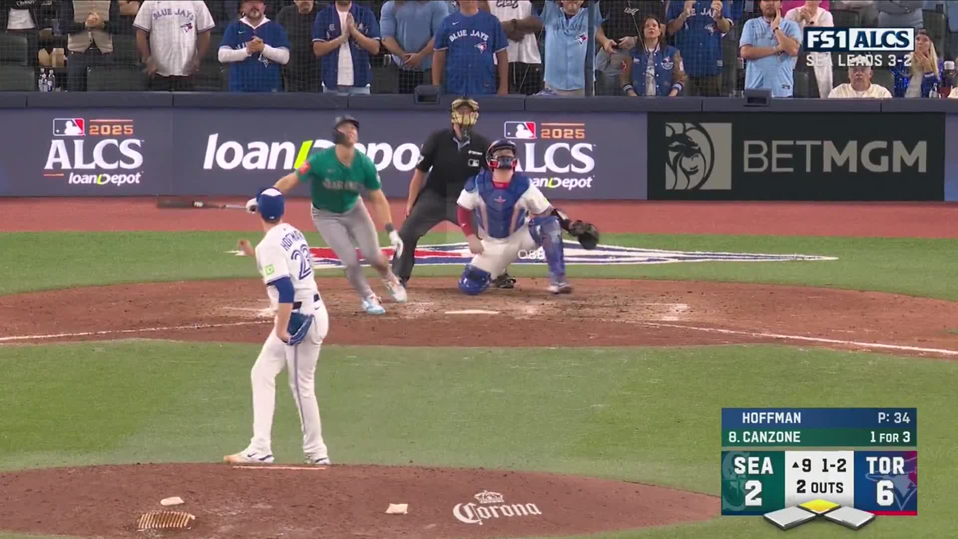 BLUE JAYS FORCE GAME 7 IN THE ALCS 😱   One more game to decide who will face the Dodgers in the World Series 👀