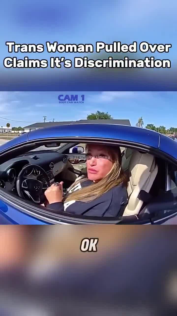 “I’m a Trans Woman and I did nothing wrong”  “This is my license and I’m not going to give it to you”  Incredibly calm Female Police Officer deals with entitled Trans Woman who t...