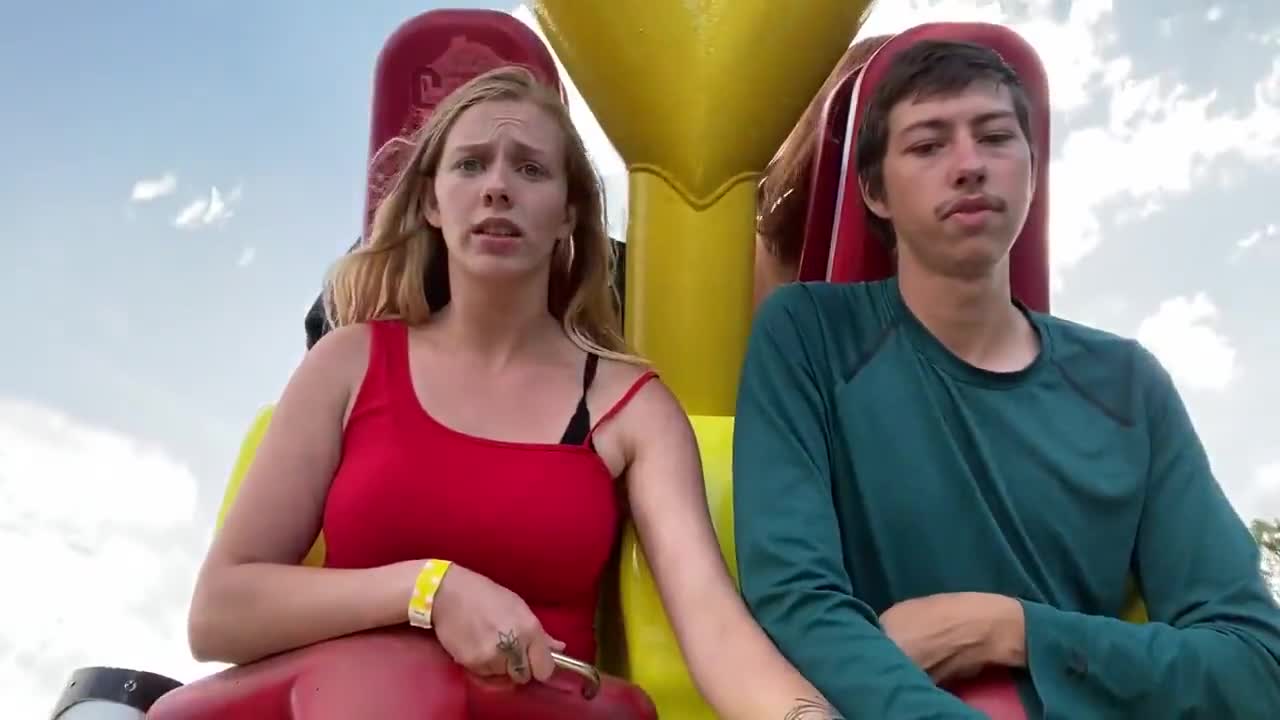 Swing that goes over a cliff