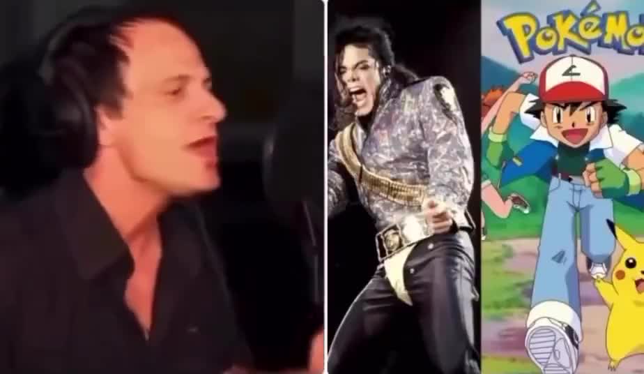 The 1999 Pokémon theme song's vocalist, Jason Paige - also a backup singer for Michael Jackson