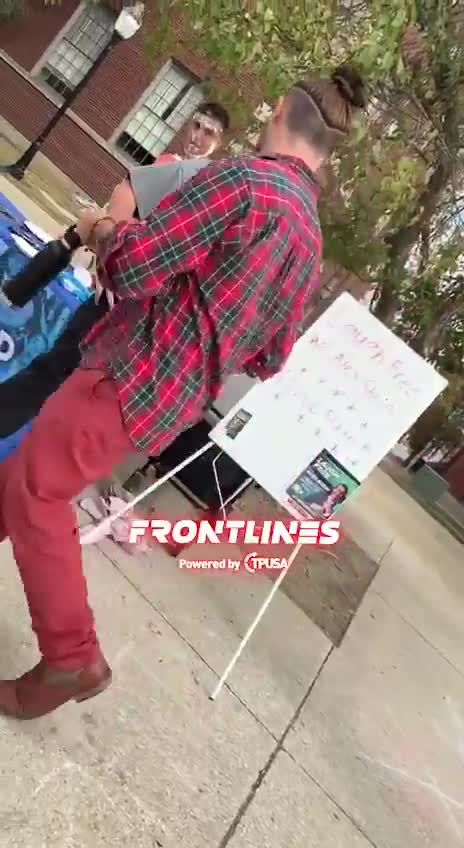 BREAKING: Illinois State University teaching assistant Derek Lopez, who was ARRESTED for flipping over a TPUSA table, has been FIRED from the University FAFO!