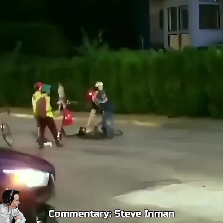 Classic reminder to stop playing in the streets.