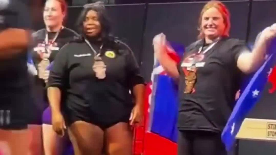 World's strongest woman appears to be a MAN