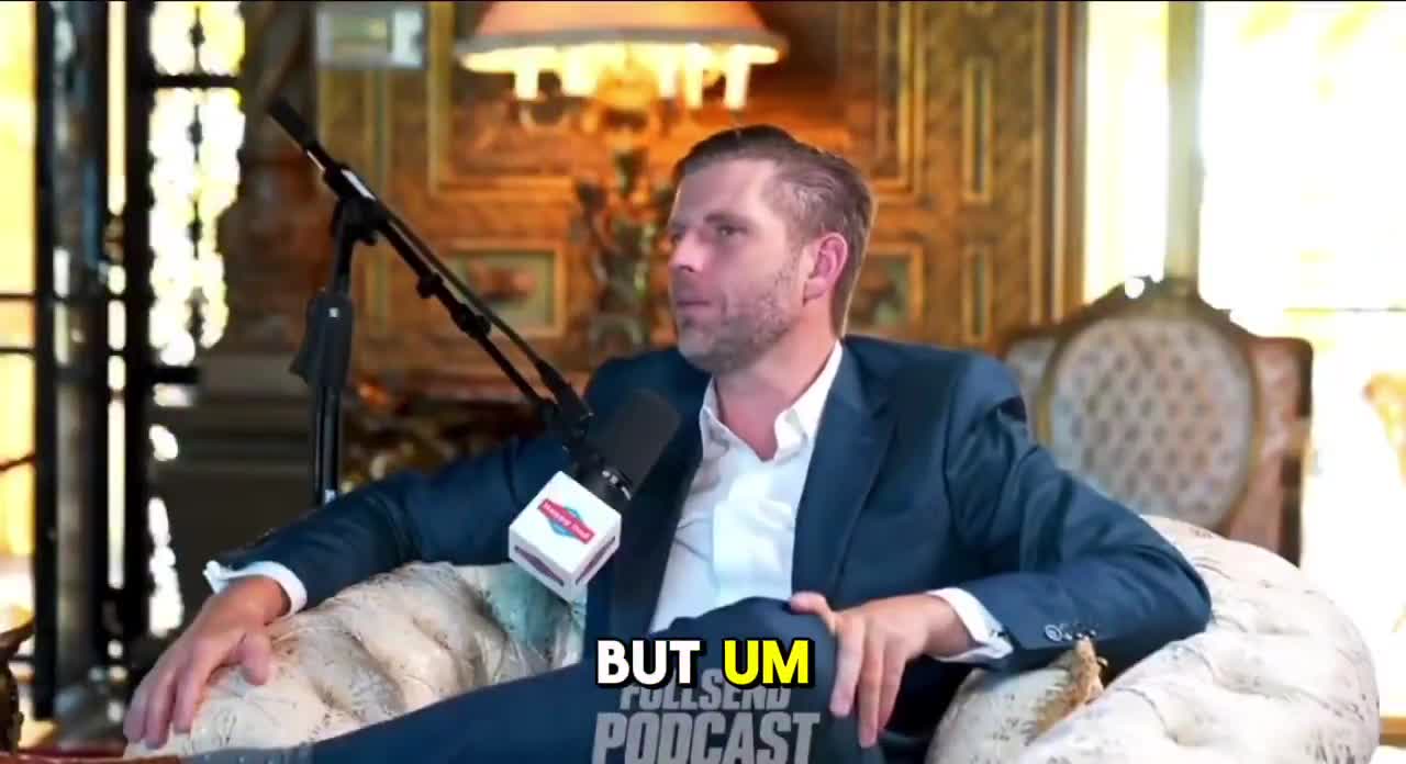 ERIC TRUMP: I’m all in on Bitcoin  “There are countries using all their excess energy to mine Bitcoin. It’s becoming a world class asset.”