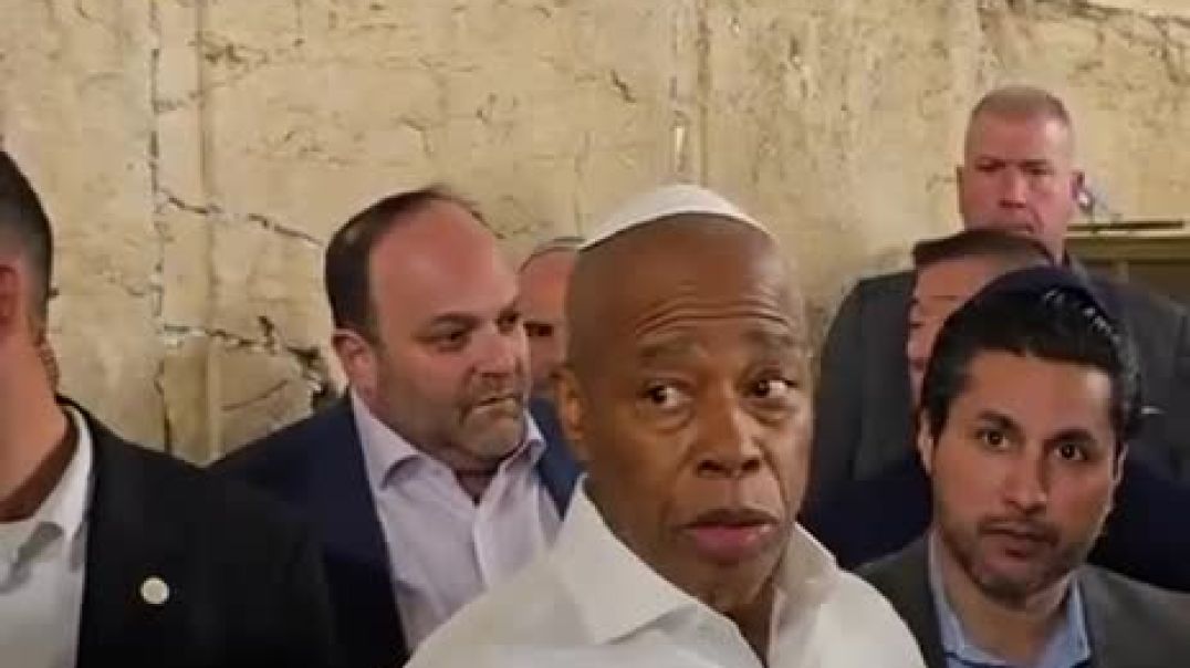 “I wanted to come back here to Israel and let you know that I served you as the mayor.”  - NYC Mayor Eric Adams