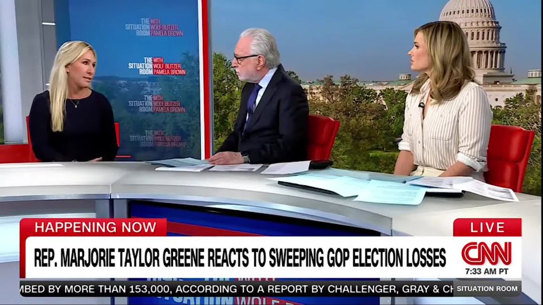 🚨JUST NOW: Rep. Marjoree Taylor Green agrees with CNN anchors saying that the COST OF LIVING is too high under President Trump.