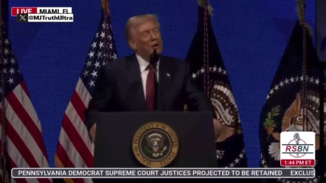 Trump delivers a very reassuring message to MAGA  “We lost a little bit of sovereignty last night in New York, but we’ll take care of it, don’t worry about it.”