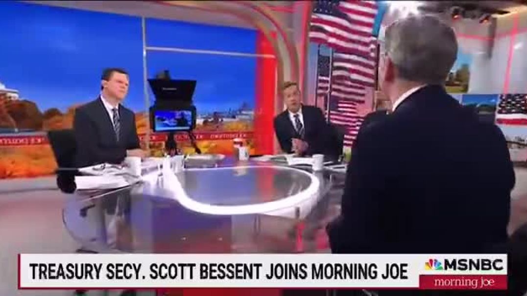 Damn… he just made it all make sense.  🚨 Sec. Scott Bessent just Educated MSNBC on Air how the US made Money in the Argentina Deal
