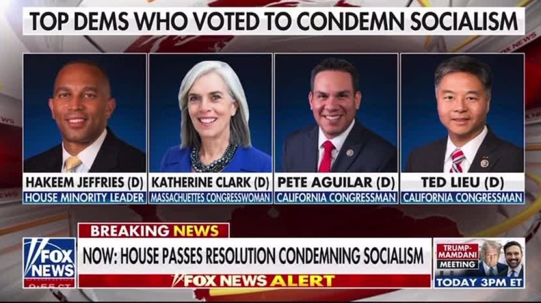 🚨BREAKING: The House passes a resolution condemning socialism after a number of high-profile Democrats vote in support of the measure.