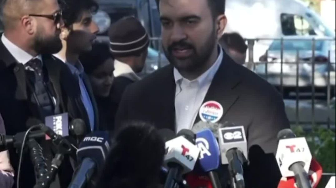 Mamdani was asked about the Bomb Threats in New Jersey and he basically blames Trump