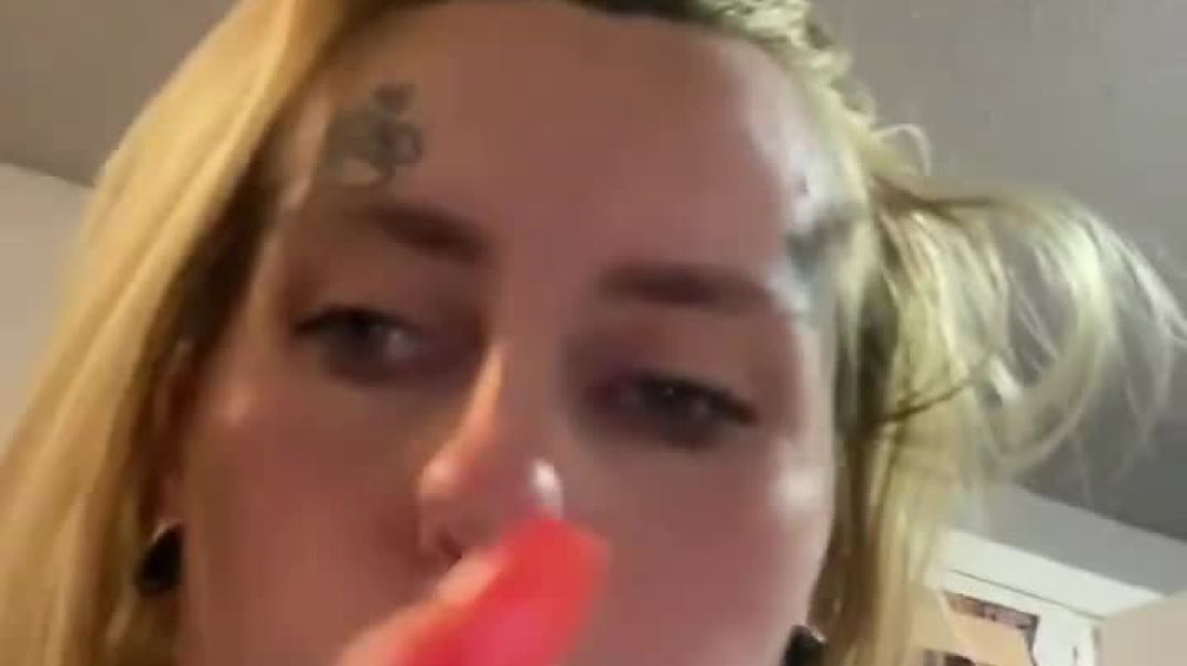 Can afford atrocious tattoos, but not food.  Woman vows to buy as much candy as possible with her food stamps once the government reopens to piss off MAGA.