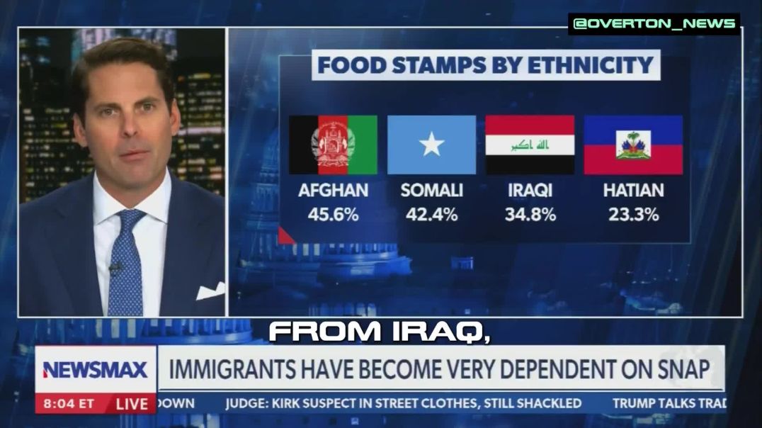 Newsmax host Rob Finnerty exposes the abuse of SNAP (worth 145 billion of taxpayer USD).   Every facet of American life has been corrupted (also in Europe and Australia!).